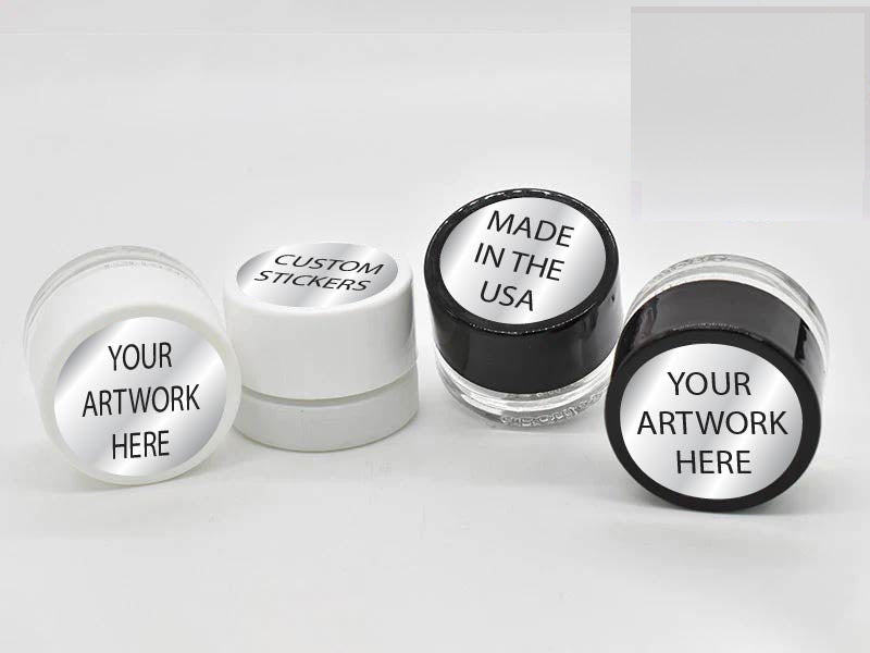 Beast Branding CUSTOM PRINTED STICKERS - 1.5" Circle for Concentrate Container or Flower Jar