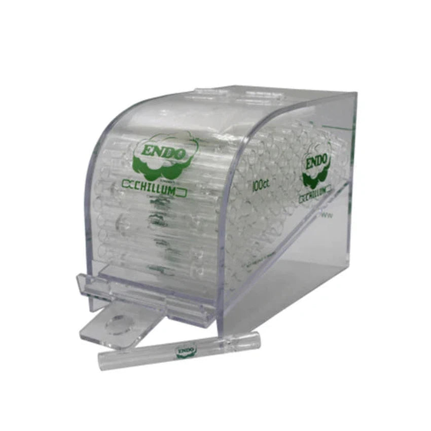 Endo Chillums With Acrylic Display - (100 Count Display)