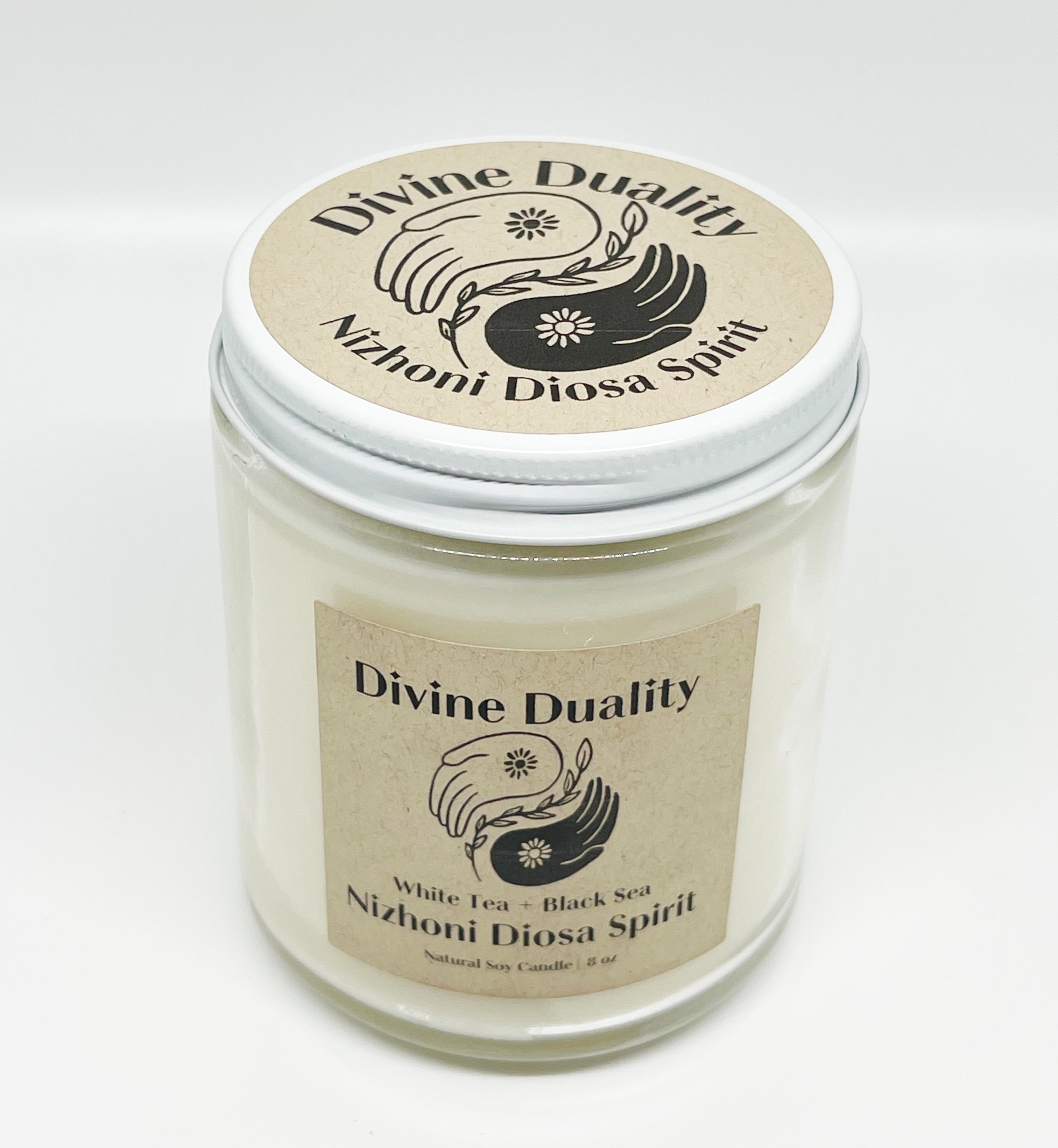 Divine Duality Candle – Nizhoni Diosa Spirit