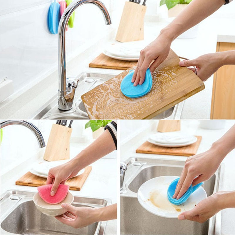 antibacterial dish sponge