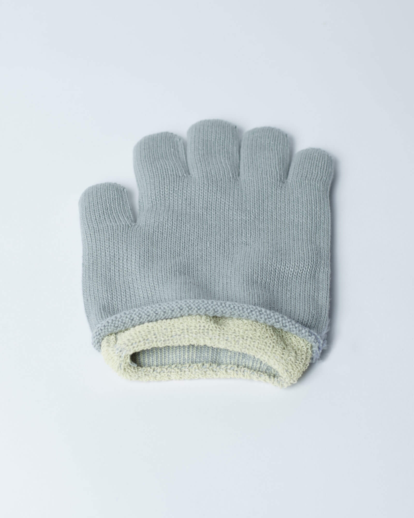 DOUBLE KNIT GLOVES GREY | ダブルニットグローブグレー | muraco