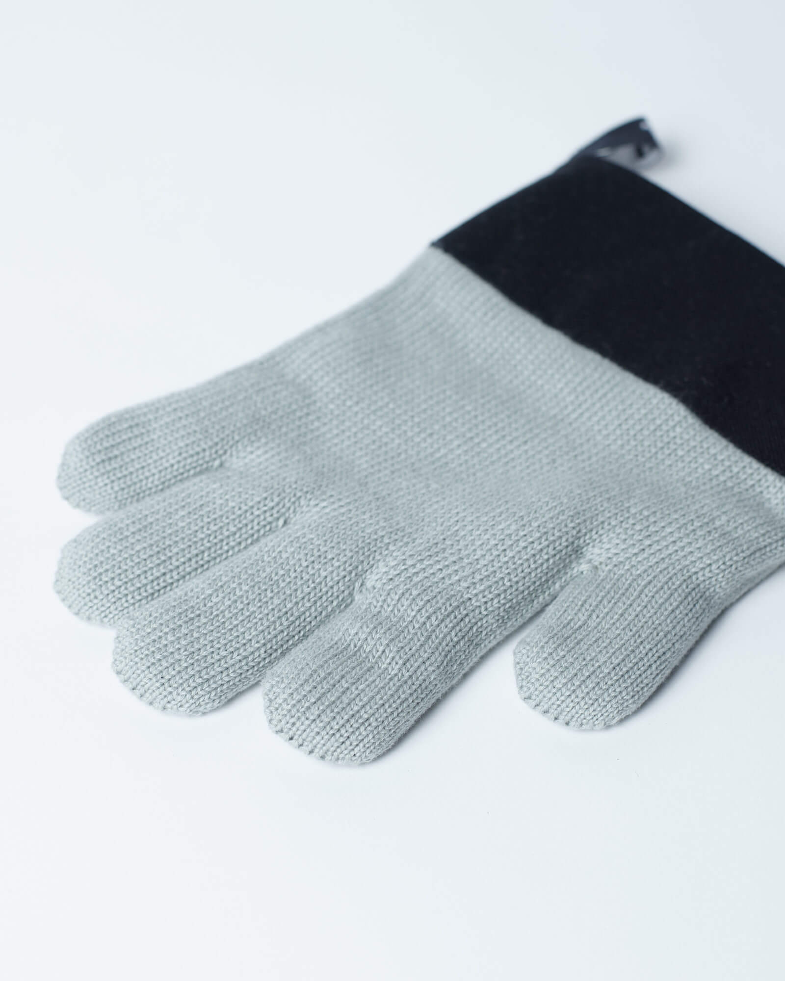 DOUBLE KNIT GLOVES GREY | ダブルニットグローブグレー | muraco