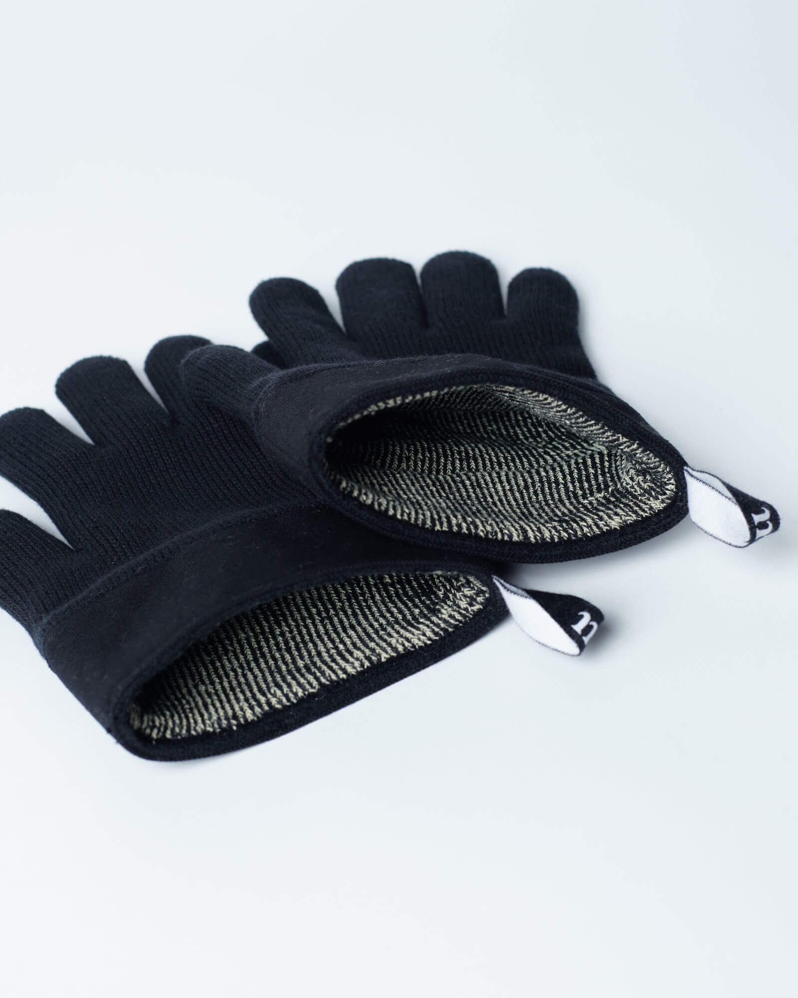 DOUBLE KNIT GLOVES BLACK | ダブルニットグローブブラック | muraco