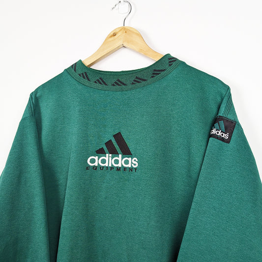 Adidas Equipment: 90s Rugby Pullover (L) – High Bias Supply