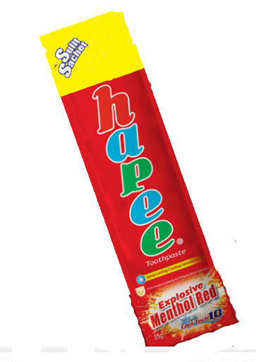 hapee toothpaste sachet price