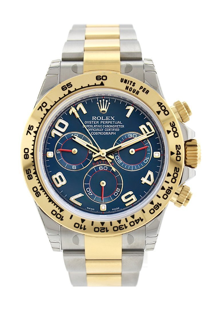 rolex daytona blue dial stainless steel