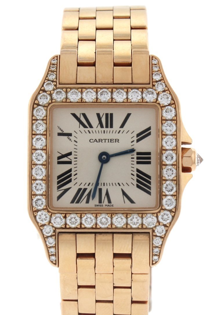 cartier santos demoiselle white gold