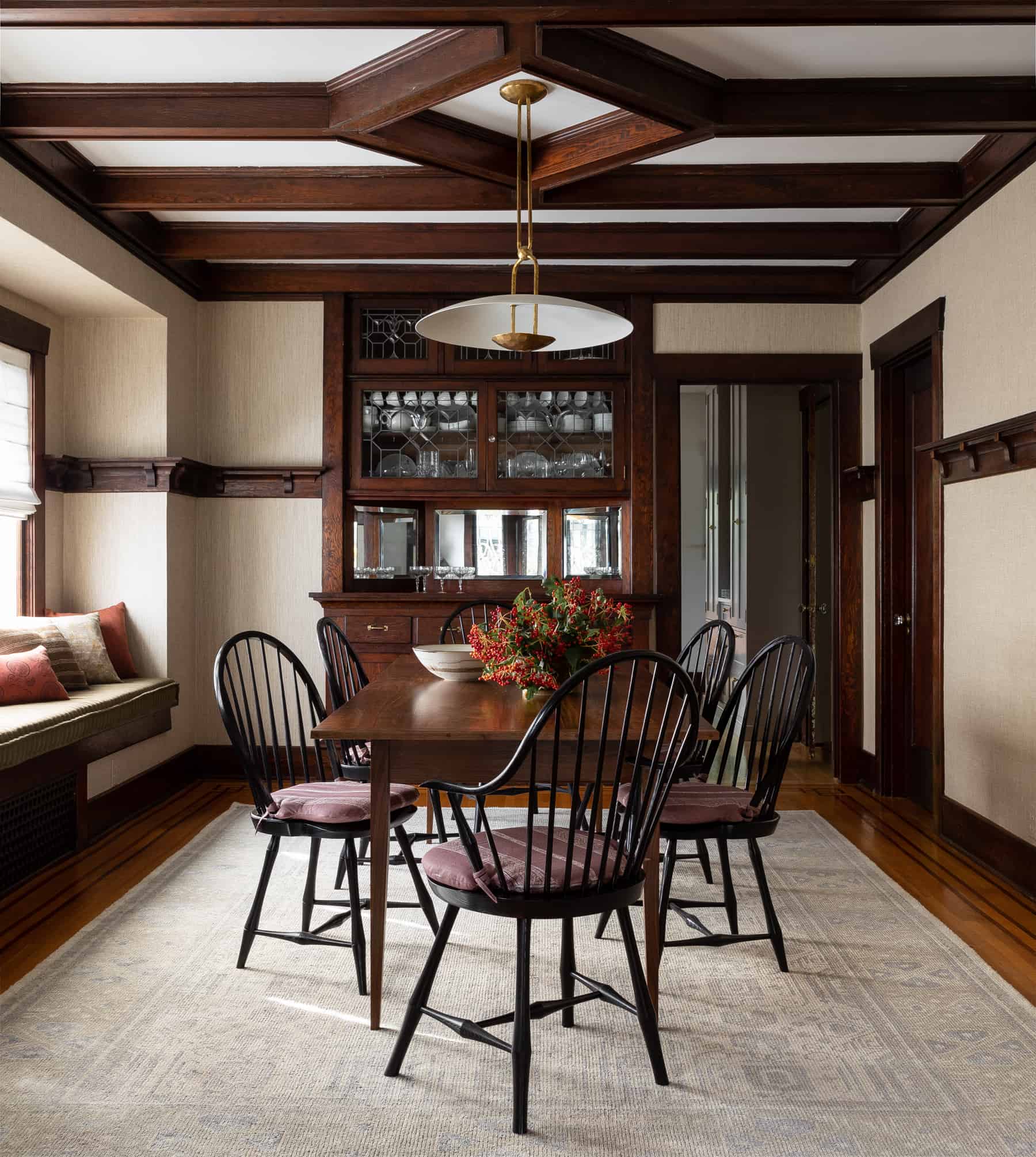 craftsman-style dining room