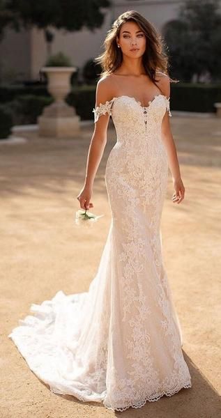 sunflower lace wedding dress