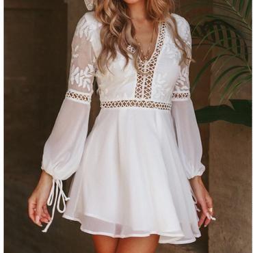 short flowy wedding dress