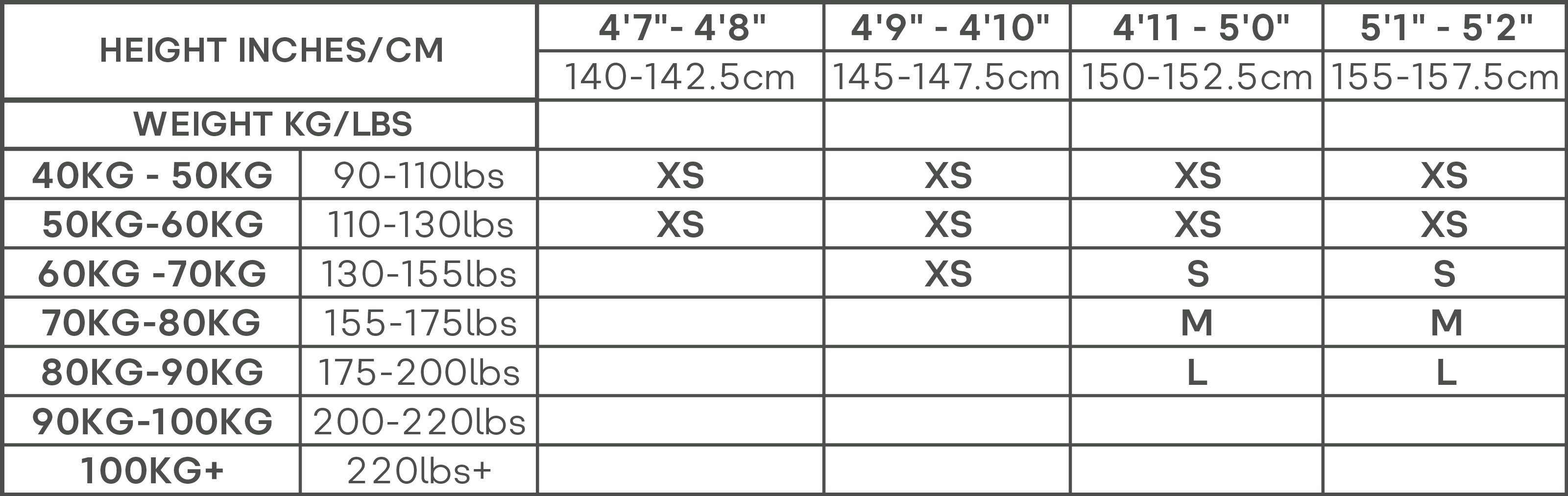 Size Guide