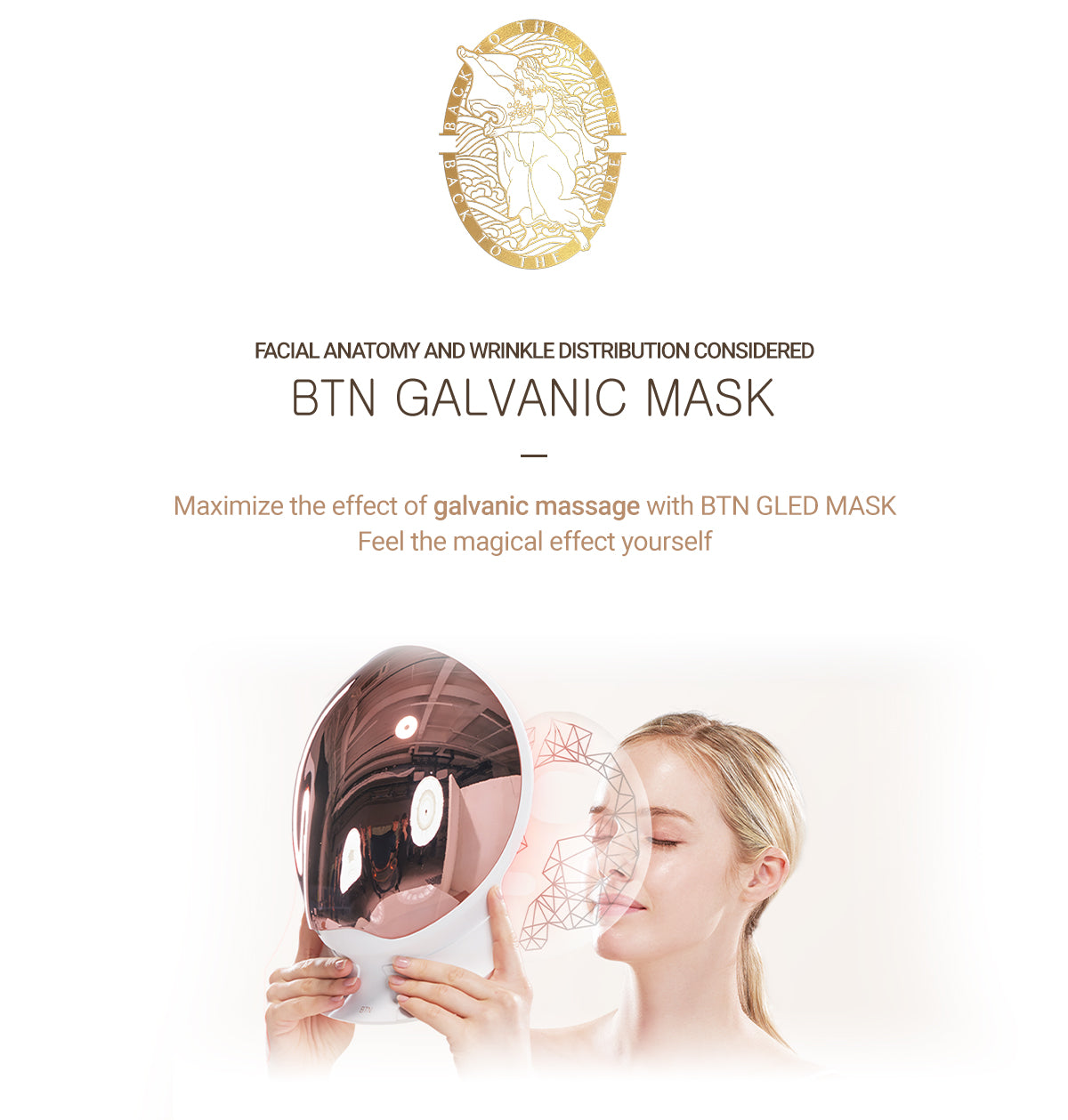 Facial Anatomy And Wrinkle Distribution Considered BTN Galvanic Mask