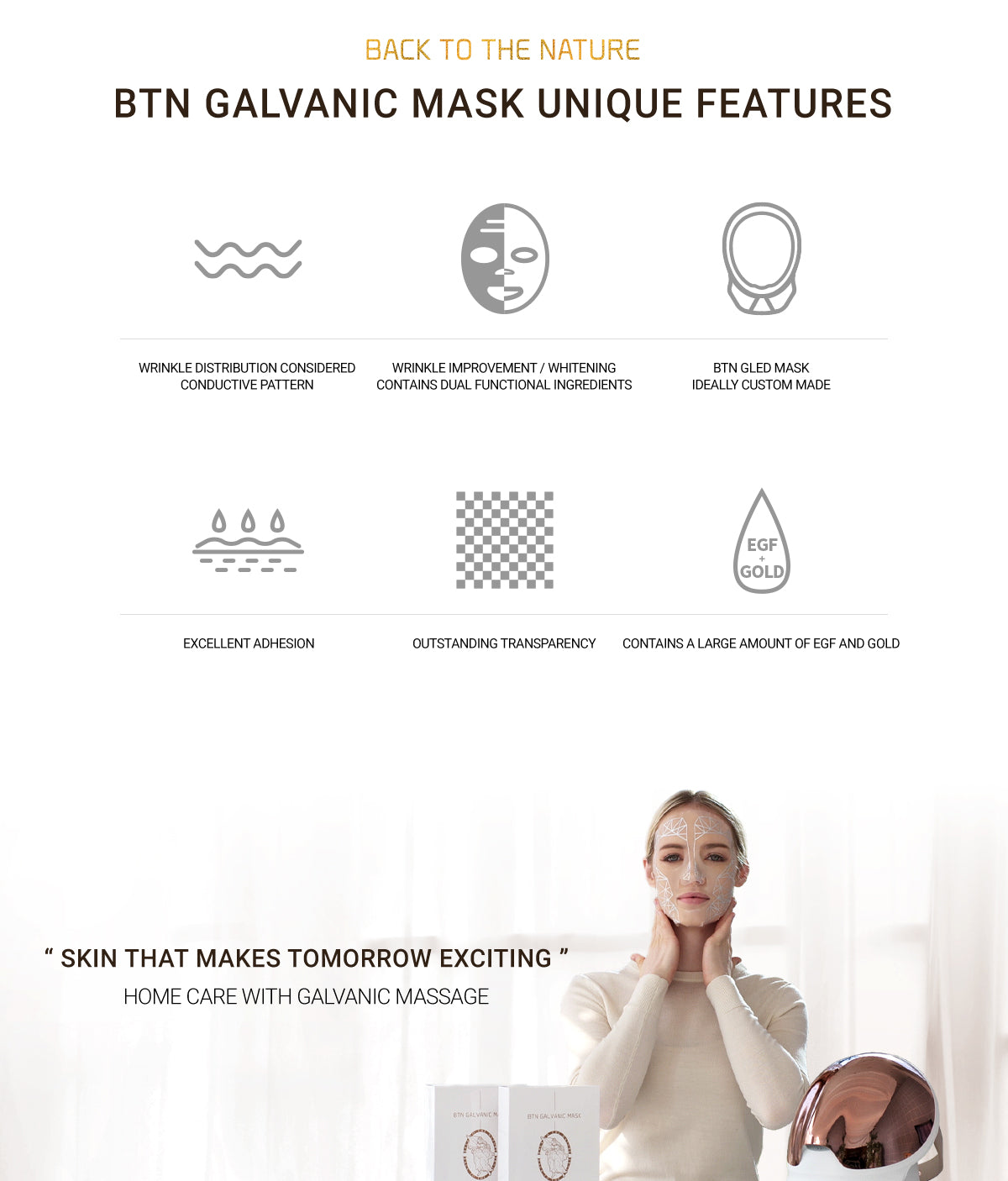 BTN Galvanic Mask Unique Features Such as Wrinkle Distribution Considered Conductive Pattern And Outstanding Transparency