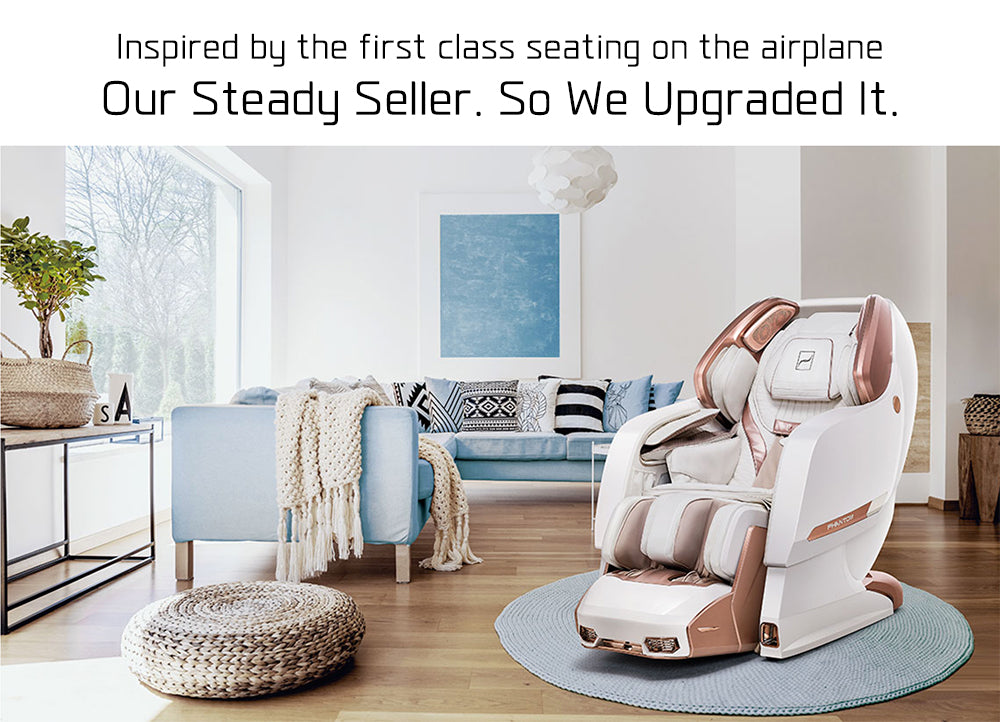 Massage Chair Inspired By the First Class Seating on The Airplane Now Upgraded