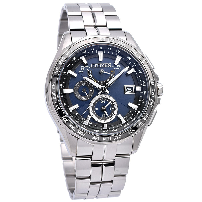 CITIZEN ATTESA AT9090-53L Eco-drive Radio Solar Men's Watch From Japan ...