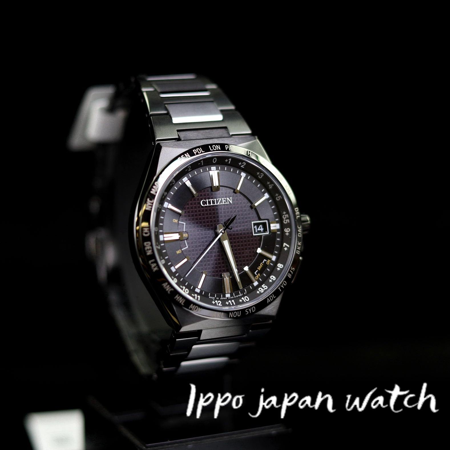 Citizen Attesa CB0215-51E World time radio clock Watch – IPPO JAPAN WATCH