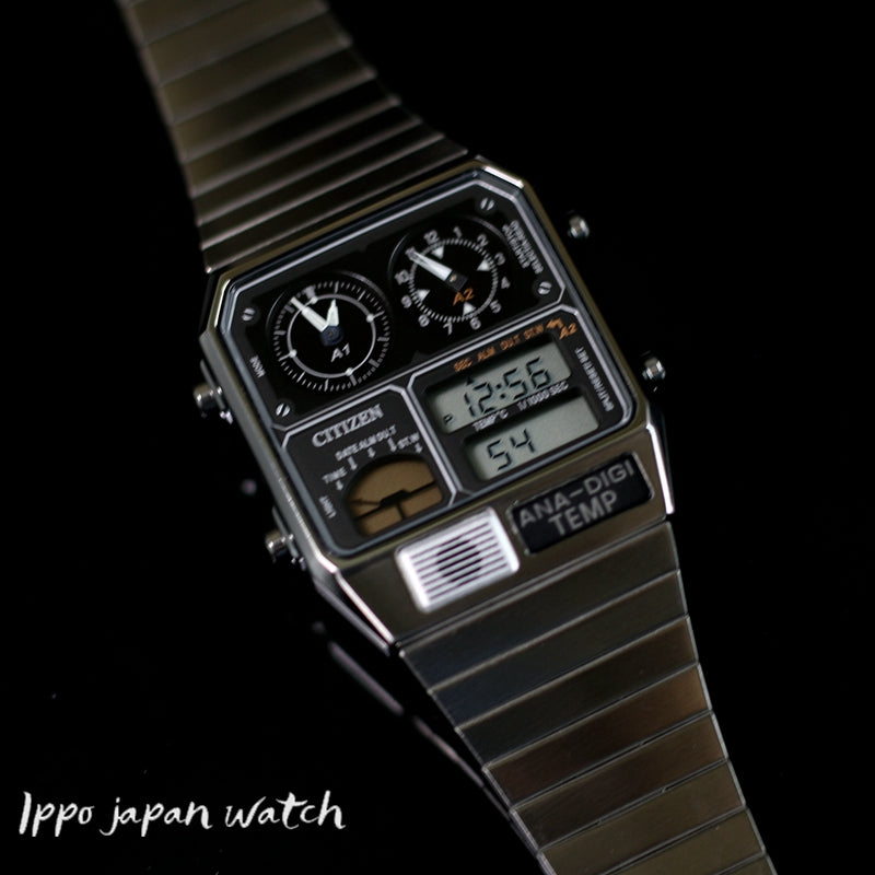 CITIZEN ANA-DIGI TEMP Reproduction Model Watch Silver JG2101-78E Japan –  IPPO JAPAN WATCH