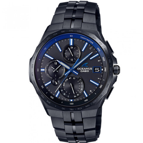 CASIO OCEANUS MANTA ALL BLACK DLC OCW-S5000B-1AJF Men's Watch