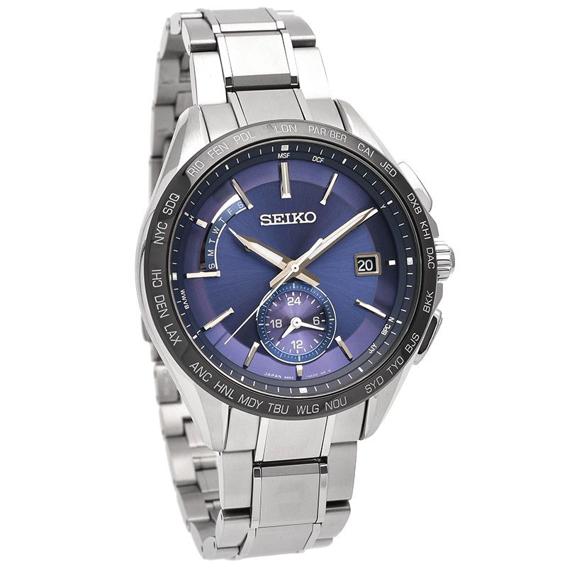 SEIKO Brightz SAGA231 Solar wave correction Pure titanium watch – IPPO  JAPAN WATCH