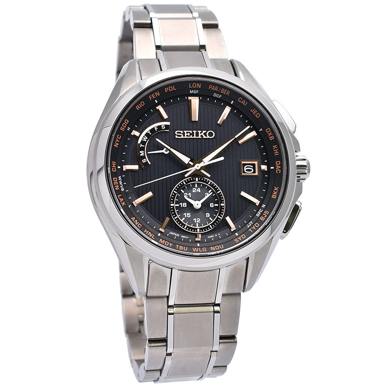 SEIKO Brightz SAGA291 Solar wave correction Pure titanium watch – IPPO  JAPAN WATCH