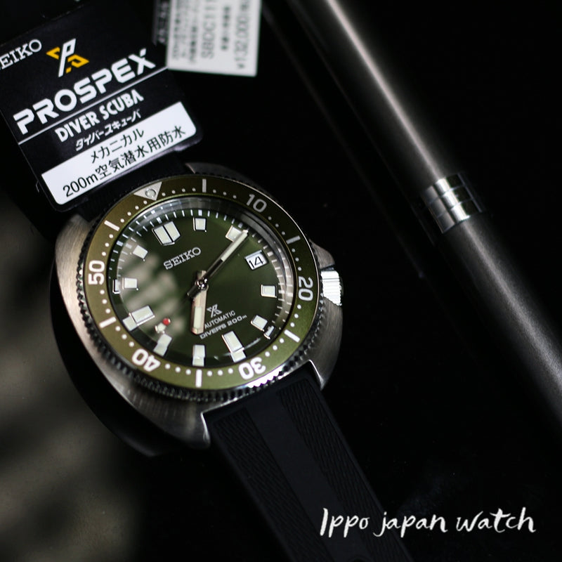 SEIKO PROSPEX JAPAN EDITION REISSUE TURTLE AUTOMATIC SILICONE STRAP OL –  IPPO JAPAN WATCH