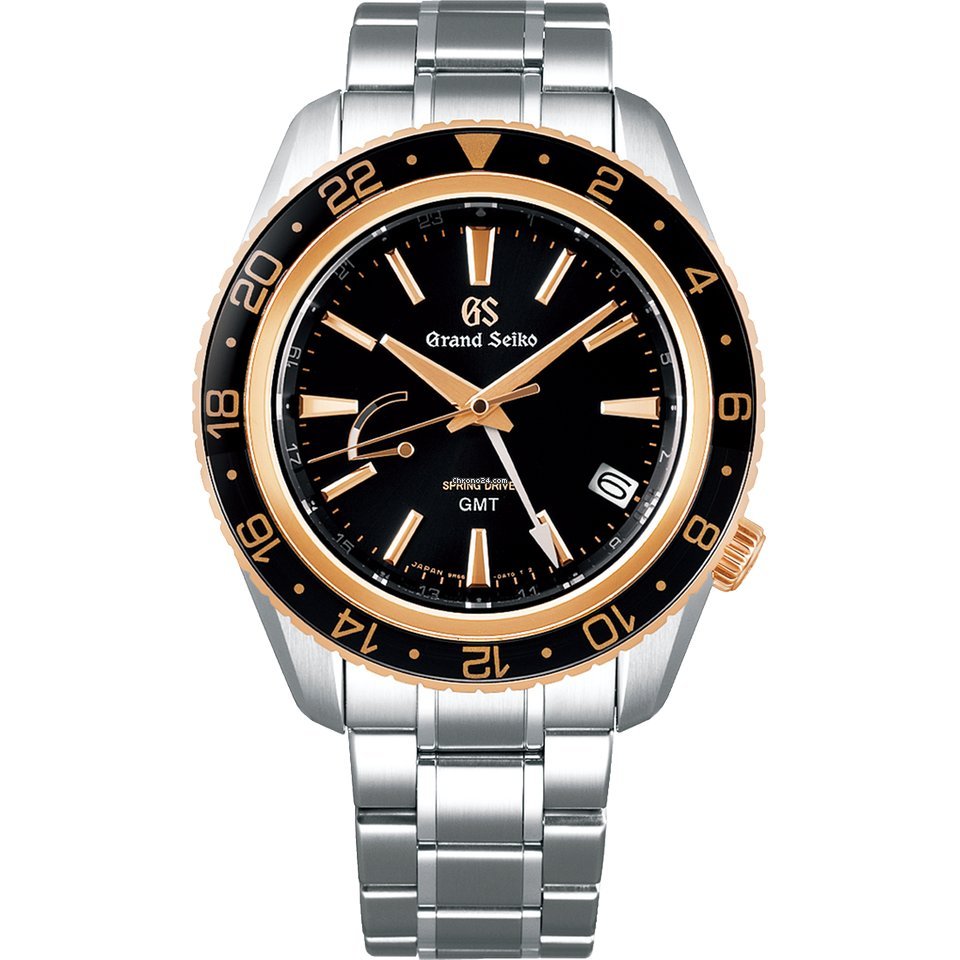 GRAND SEIKO Spring Drive GMT 18K Pink Gold Bezel and Crown SBGE251 men –  IPPO JAPAN WATCH
