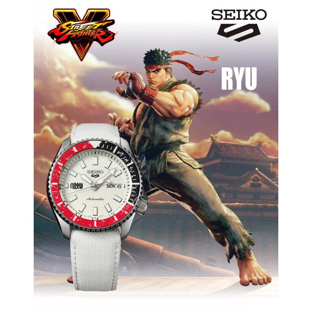SEIKO 5 STREET FIGHTER SBSA079 SRPF19K1 RYU Model WATCH – IPPO JAPAN WATCH