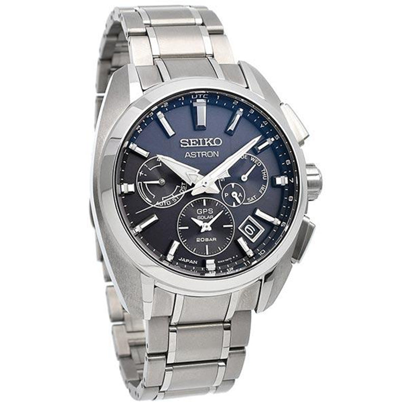 SEIKO ASTRON GPS Solar 5X53 Dual-Time Sport Titanium SBXC067/SSH067J1 –  IPPO JAPAN WATCH