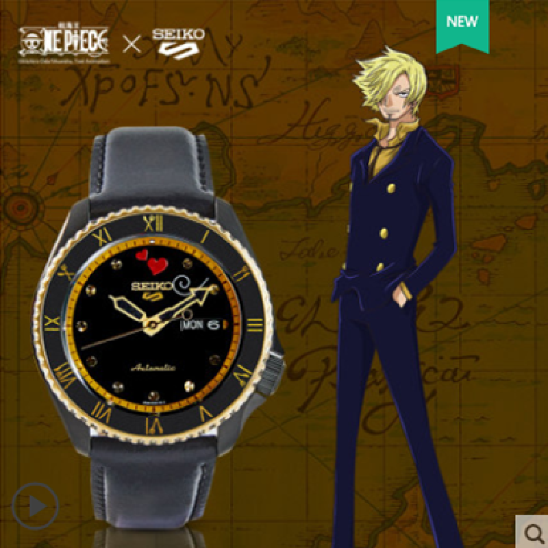 SEIKO 5 ONE PIECE SRPF64K1 Sanji limit Mechanical Watch – IPPO JAPAN WATCH