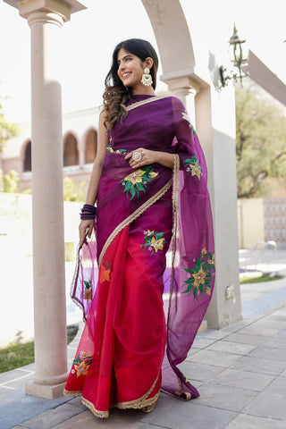 Hand-painted Sarees