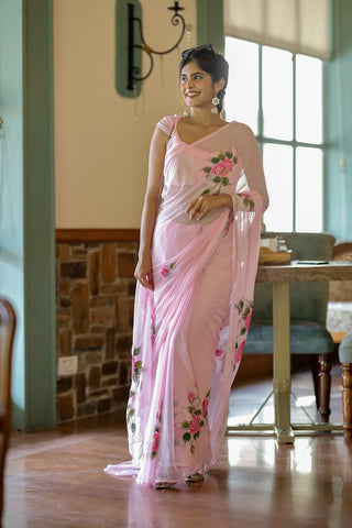 Chiffon Sarees for Party Wear