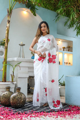 White Sarees