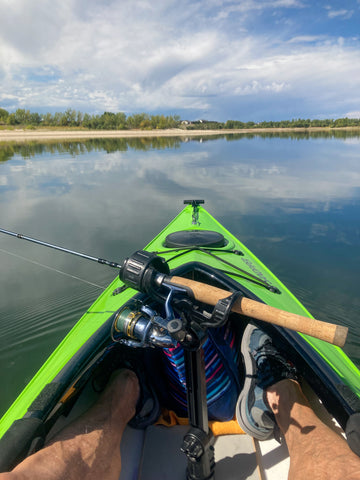 Sandpiper with fishing rod holder