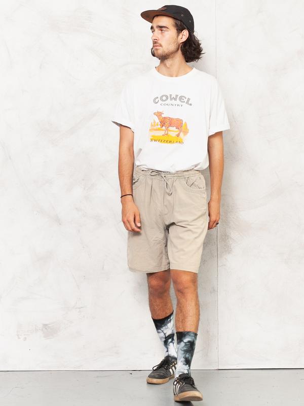 Vintage 90s Men Summer Shorts