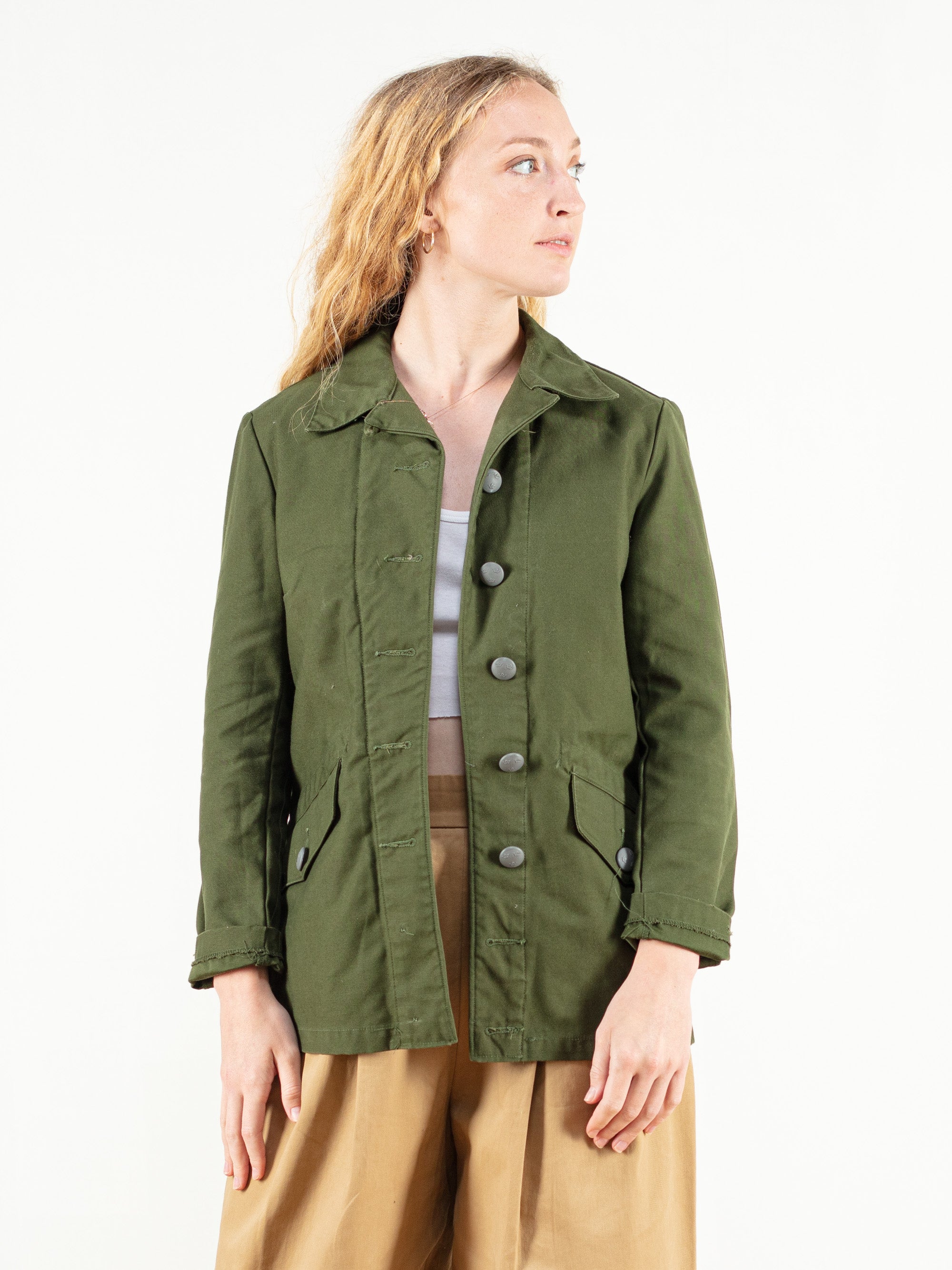 Vintage 90's Green Utility Jacket