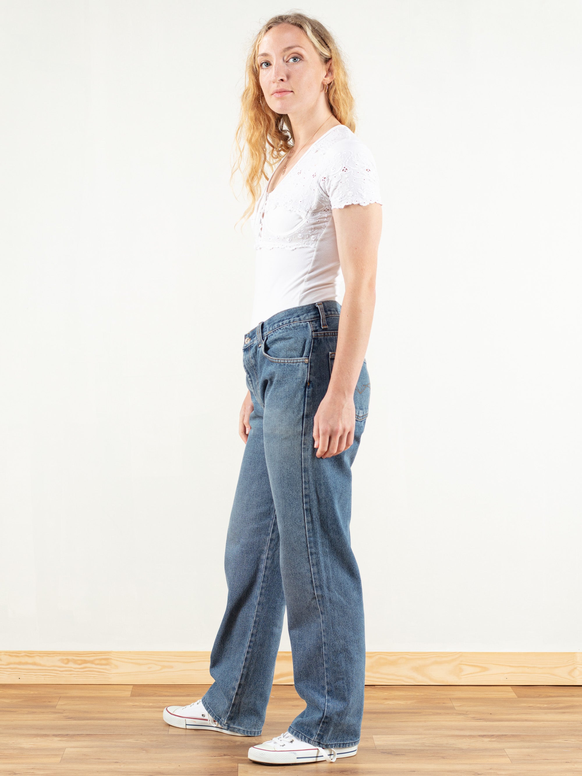 Vintage 90s Women Loose Denim Jeans