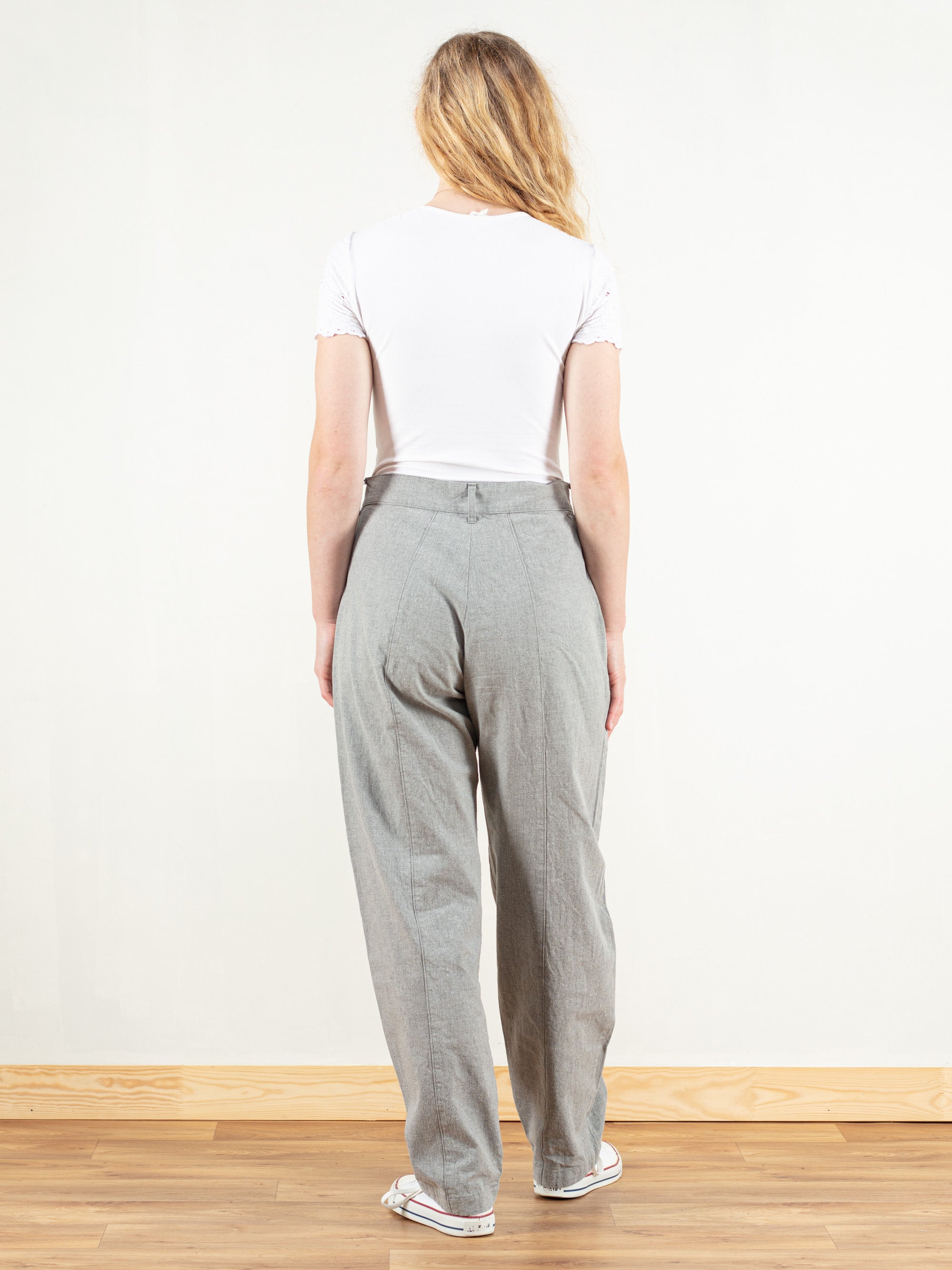 Vintage 90's Grey Cargo Pants Women