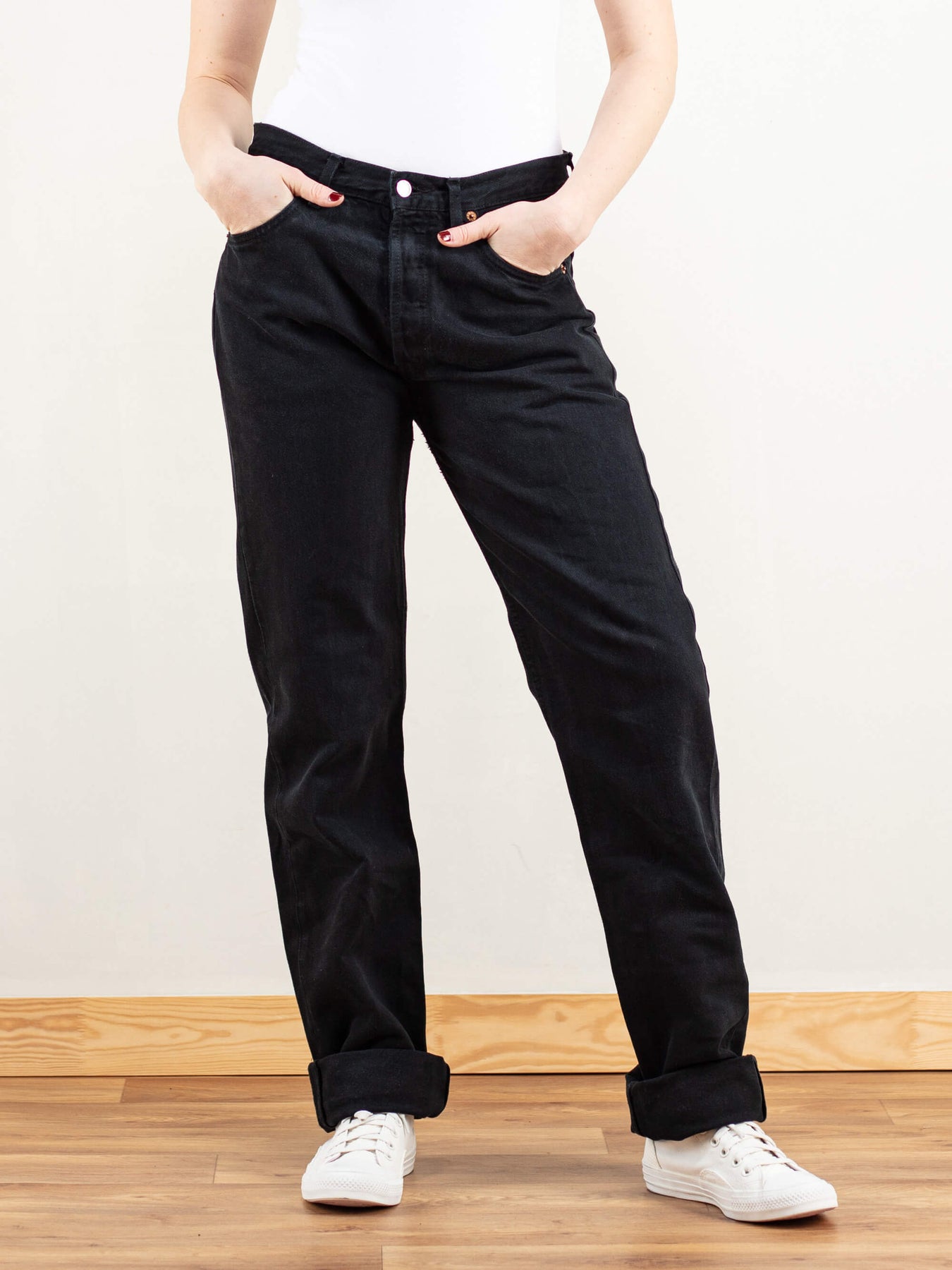 Online Vintage Store | 90's Women LEVIS 501 Black Jeans | Northern Grip –  NorthernGrip