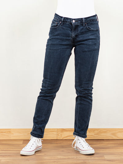 LEVI'S Taper Tapered Fit Women Dark Blue Jeans