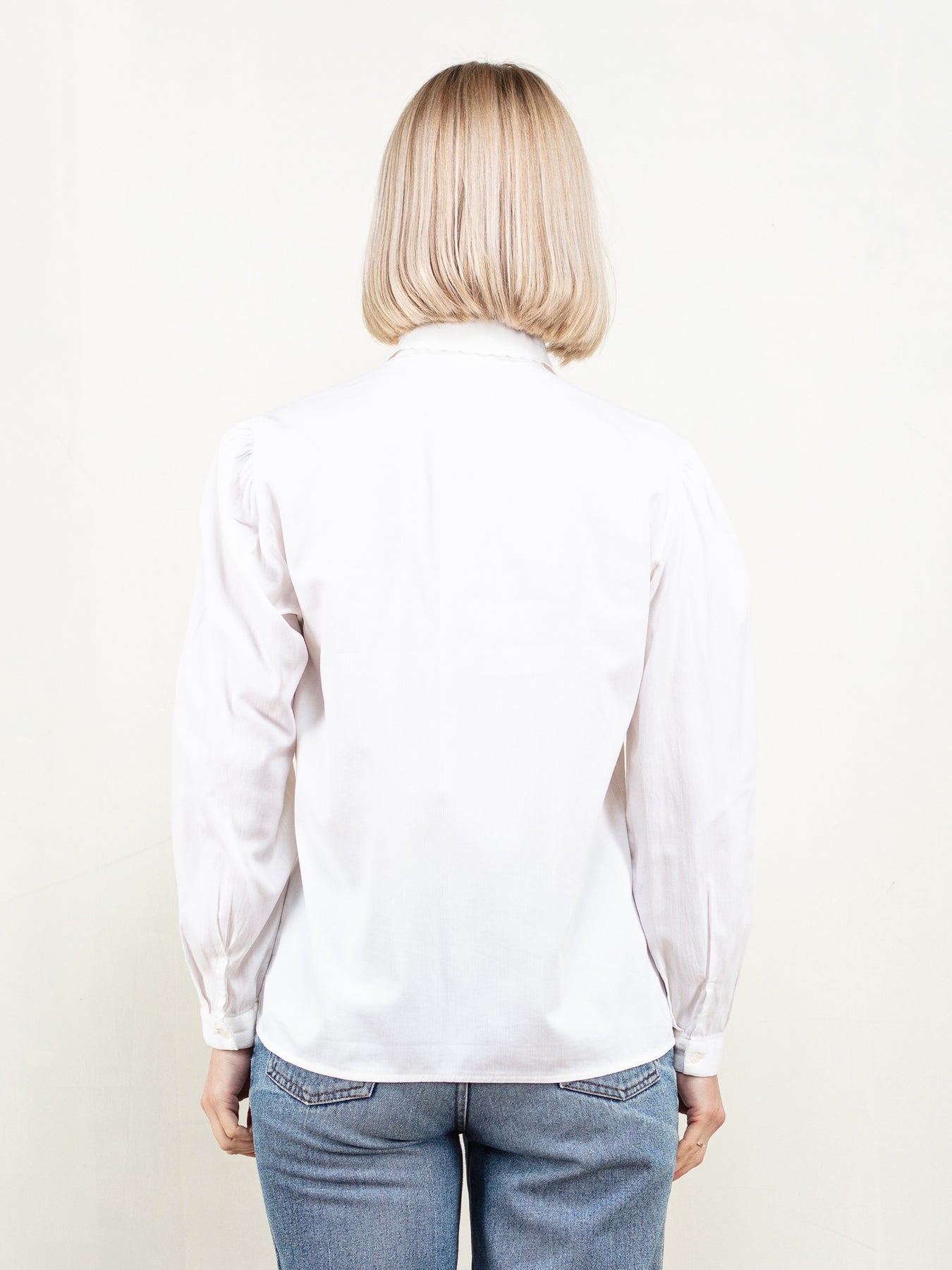 Vintage Women's Shirt - White - S