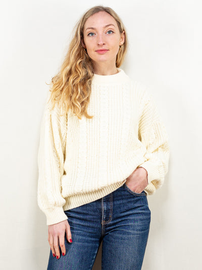 Cardigan (White) from Vintage Stories by KappAhl