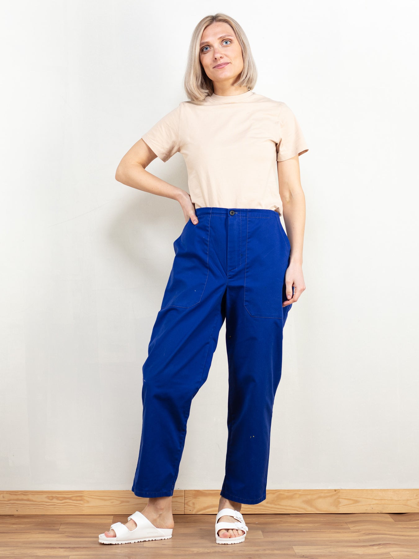 Women's Blue Work Pants & Trousers
