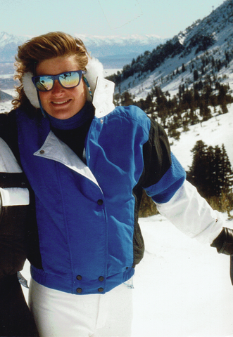 Photo of Jen Perry, Jelt President and Lover of Everything Rad, from 1985