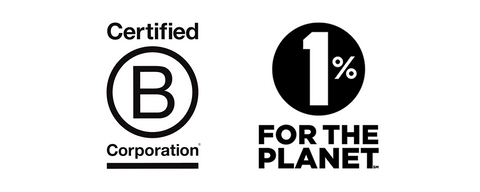Jelt is a certified b corp and a 1% for the Planet partner