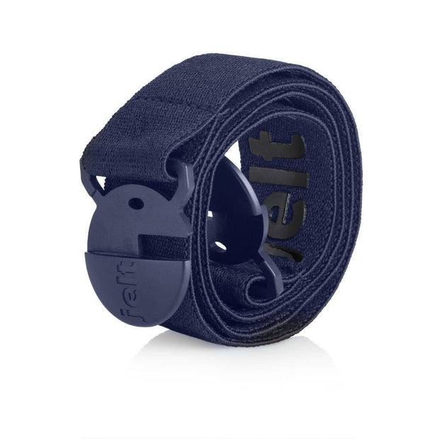 navy elasticated belt