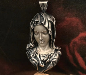 Madonna Silver Pendant (Item No. P0125)