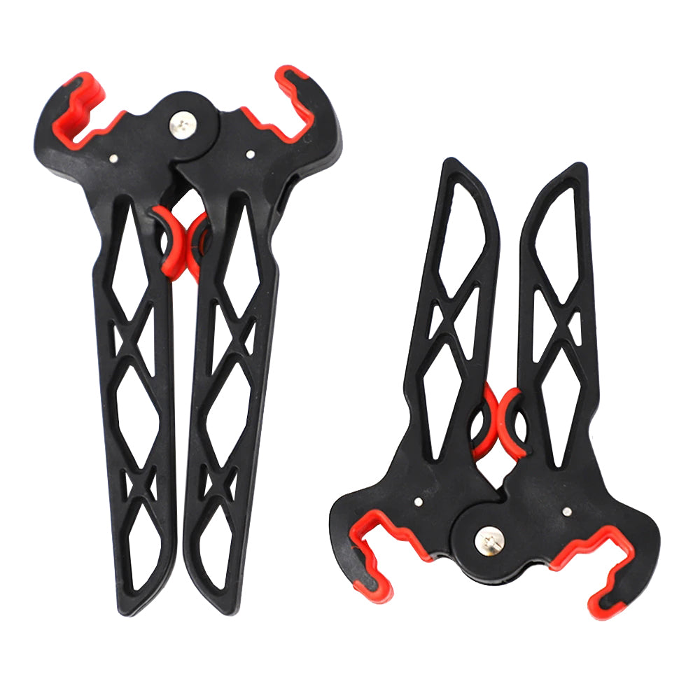 2 sizes of Archery Recurve Bow Stand Hunting Bow Holder Rack Removable Compound Bow Stand Arrow Kicks stand Holder