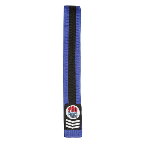 ProForce® III 1.75" Double Wrap Black Stripe Karate Belt