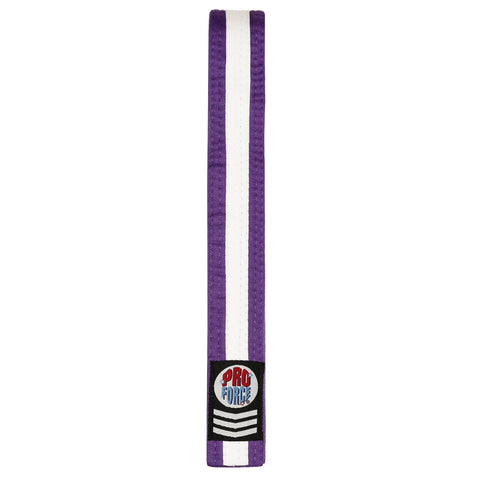 ProForce® III 1.75" Double Wrap White Stripe Karate Belt
