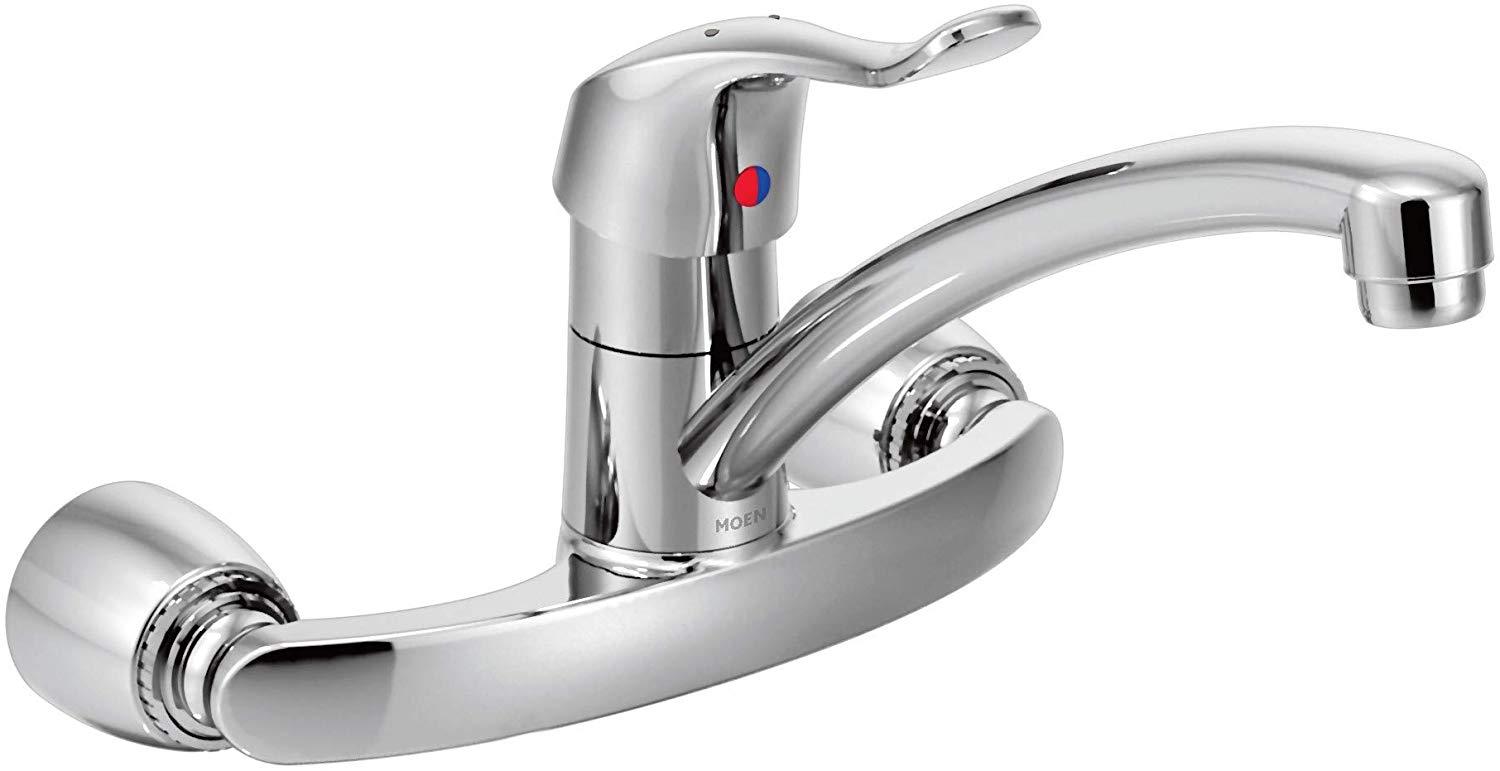 Moen 8713 Commercial M Dura One Handle Wall Mount Kitchen Faucet